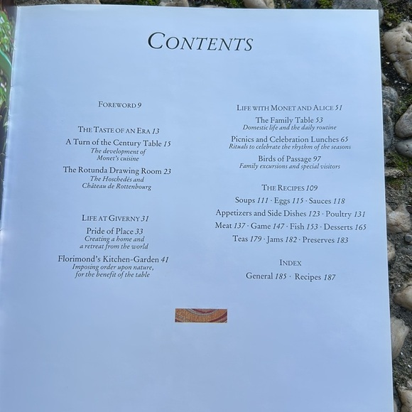 VTG 1989 "Monet's Table: The Cooking Journals of Claude Monet" Hardback Book - Picture 6 of 16